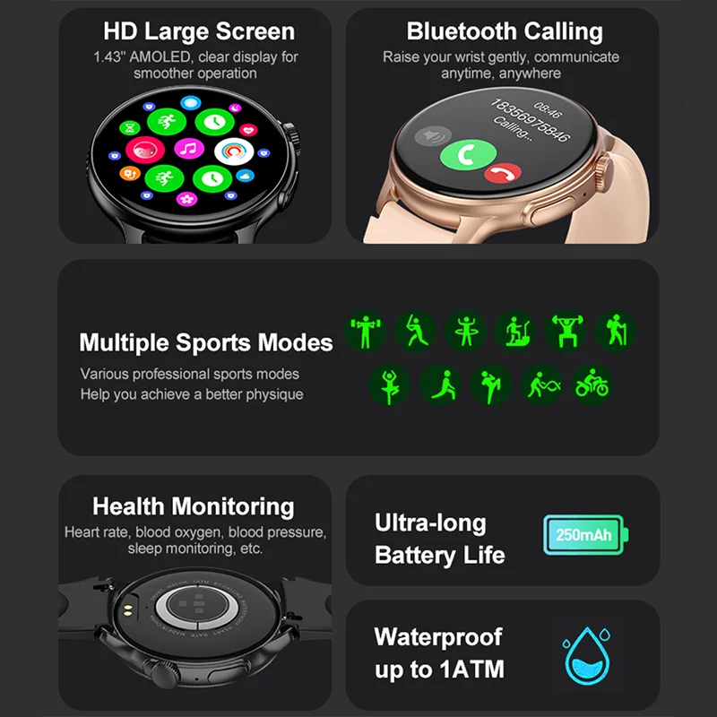 Bluetooth Call Sports Smartwatch