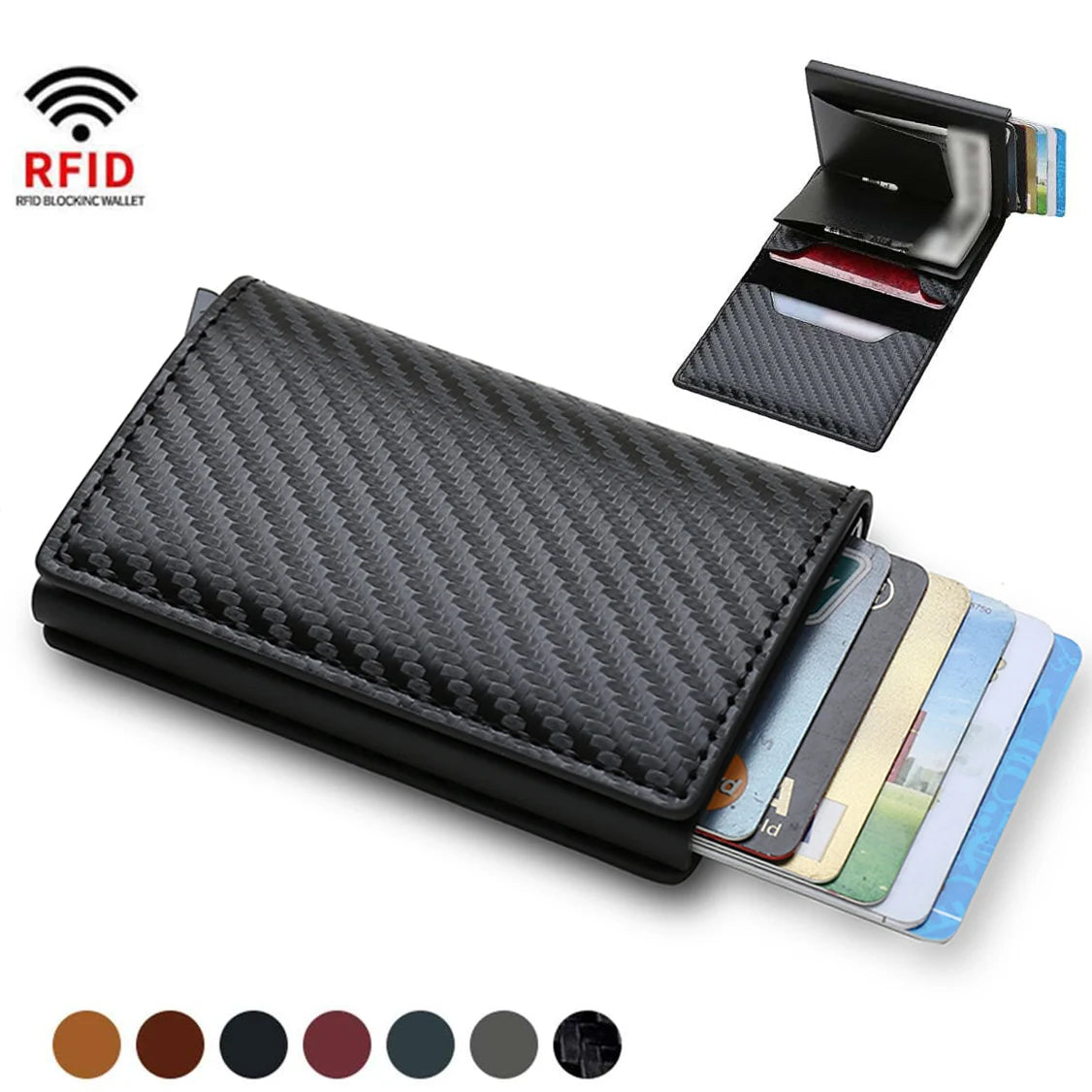 RFID Card Holder Men Wallets