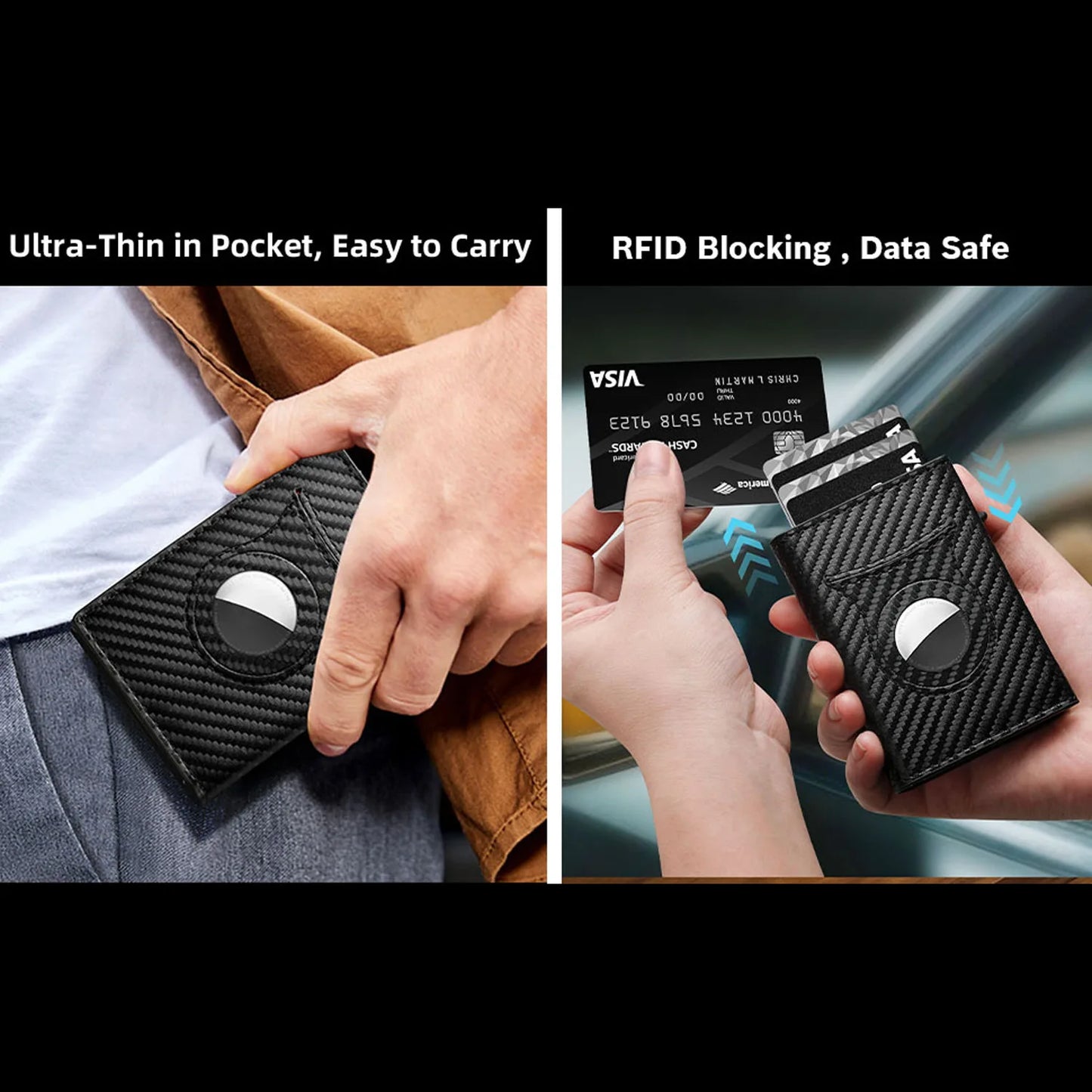 Carbon Fiber RFID Wallet