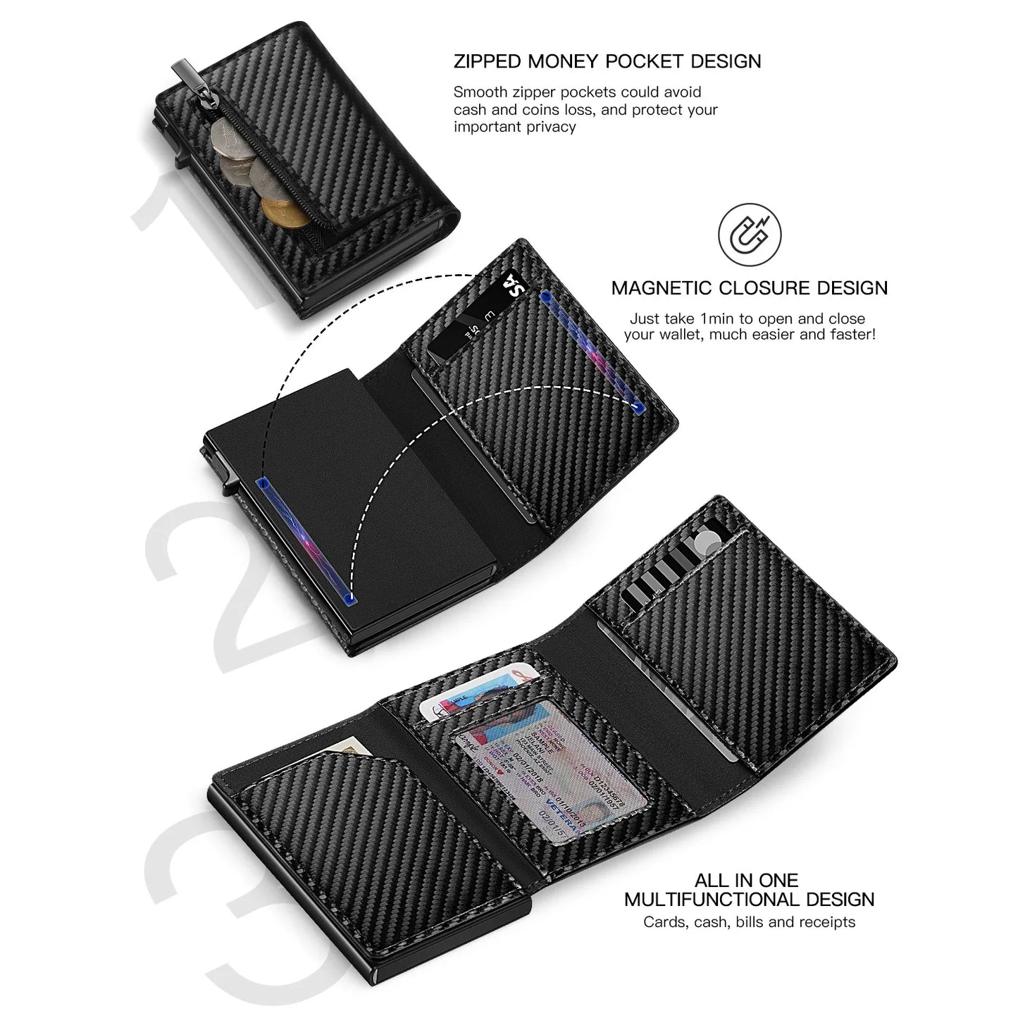 Carbon Fiber RFID Wallet